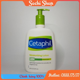 [Hàng Mỹ] Sữa dưỡng ẩm toàn thân Lotion Cetaphil xuất xứ Mỹ 591ml