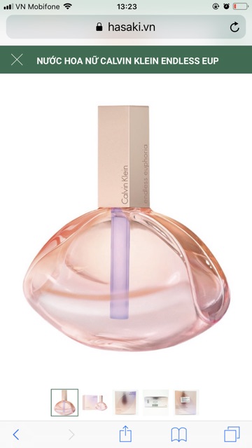 Nước Hoa Nữ Calvin Klein Endless Euphoria Eau de Parfum Spray 125ml của nữ