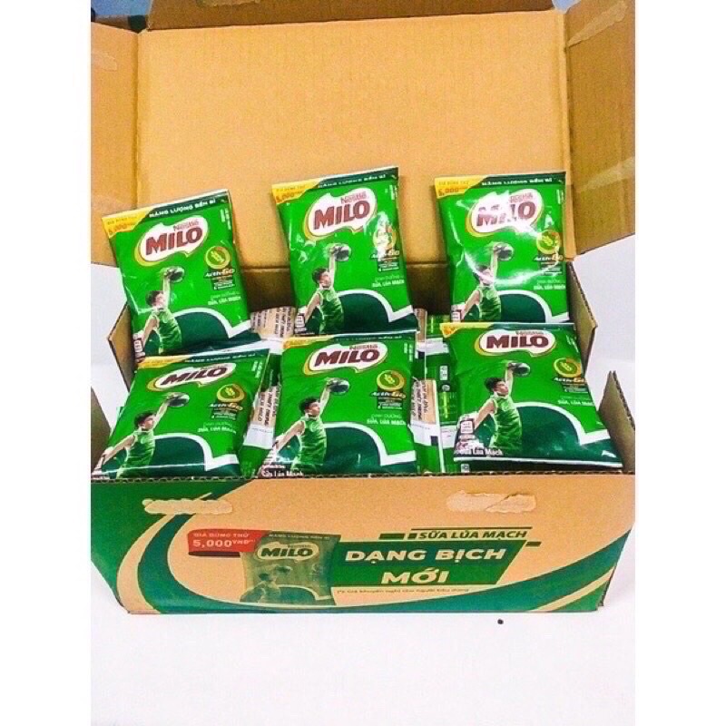 (Siêu tốc HCM) Sữa Milo bịch 1 Thùng 48 bịch/180ml(date mới)