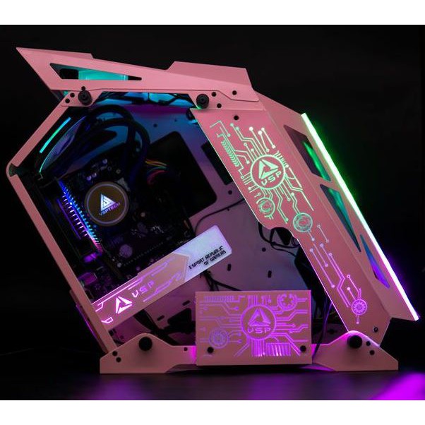 [Mã 157ELSALE hoàn 7% đơn 300K] Vỏ case VSP ESPORT REPUBLIC OF GAMERS ES1 - PINK