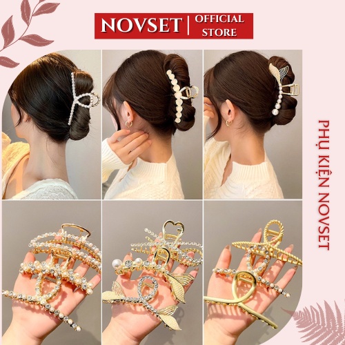 Kẹp Tóc Hàn quốc Đẹp kim loại nhiều mẫu cho nàng [ MÃ C604 ]