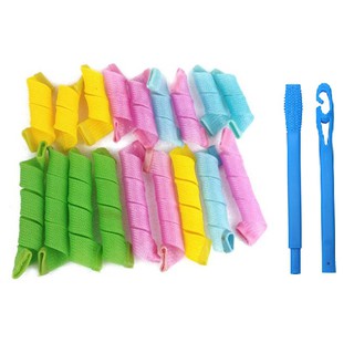 Bộ uốn tóc không dùng nhiệt 18 lô + 2 móc