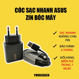 Cóc sạc + dây sạc Asus Zenfone chính hãng