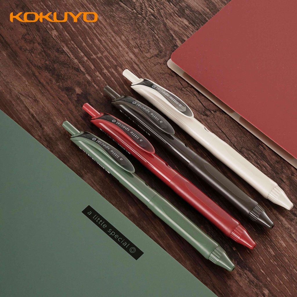 Kokuyo Bút Mực Gel Đen 0.5mm Thiết Kế Đơn Giản Phong Cách Retro