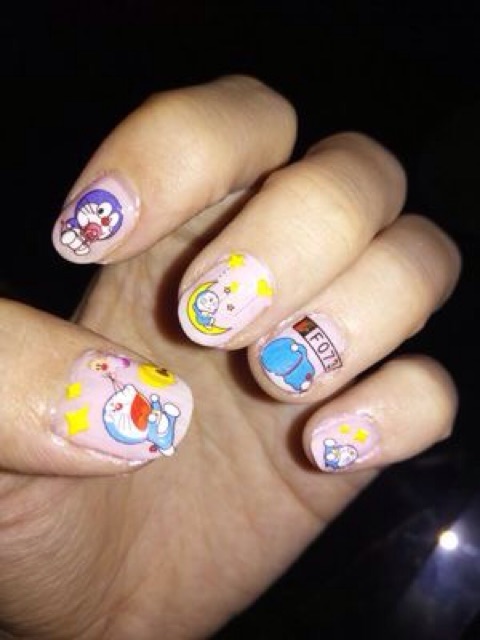 Sticker nail dán móng Doraemon Doremon