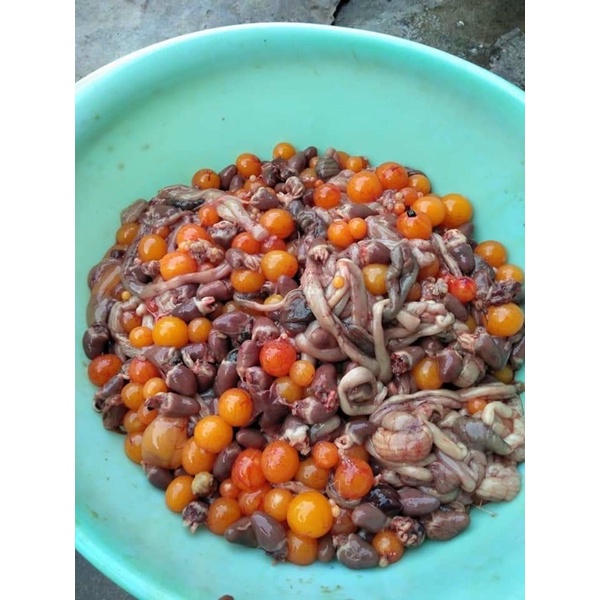 Tràng Trứng Non lòng mề tim 500gr
