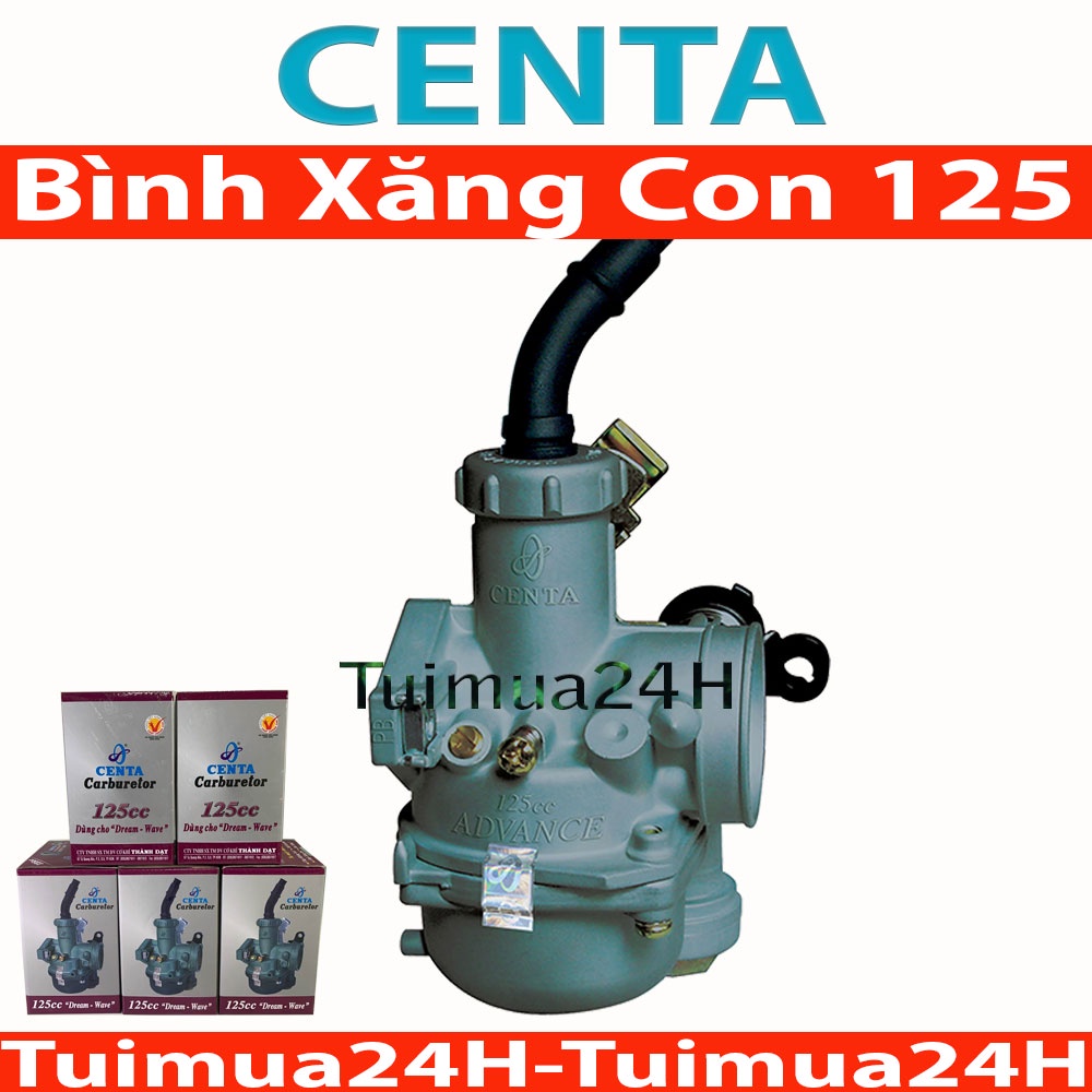 Bộ Chế Hòa Khí - Bình Xăng Con Centa 125