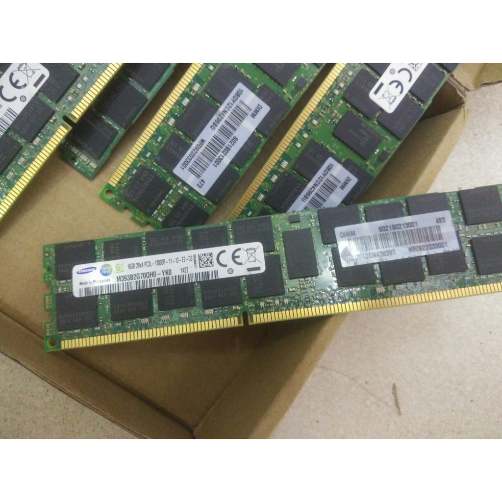 [kho sẵn sàng] Bộ nhớ trong RAM Server DDR3 8GB, 16GB, 32GB ECC REG Samsung Hynik MT Elpida