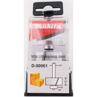Mũi phay ghép ổ bi cốt 1/4”-6.35mm makita d-50061