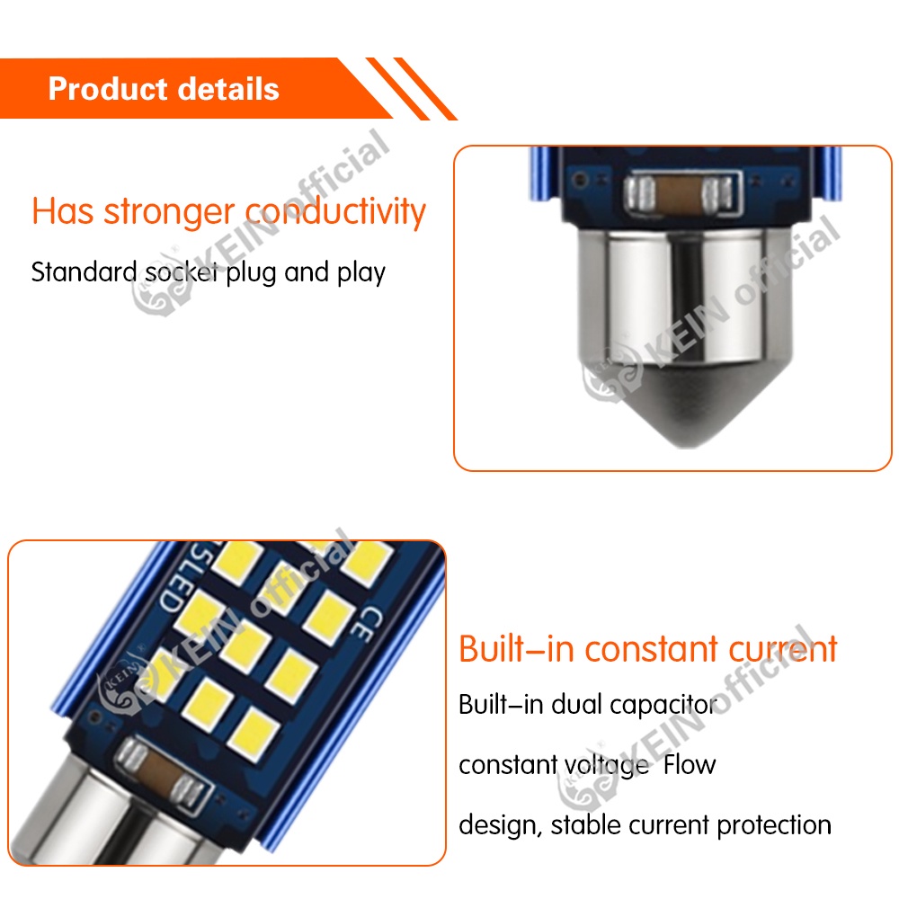 Đèn led 31mm 36mm 39mm 41mm 3020 c5w c10w c3w dc 12v cao cấp cho xe hơi