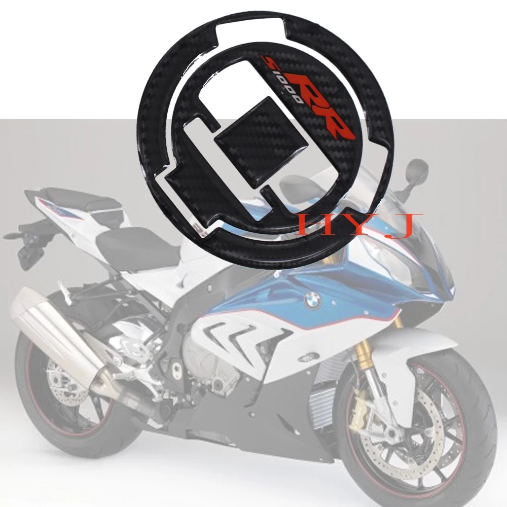 Sticker Sợi Carbon 3D Dán Nắp Bình Xăng Xe Mô Tô BMW S1000RR S1000 RR 2014 2015 2016