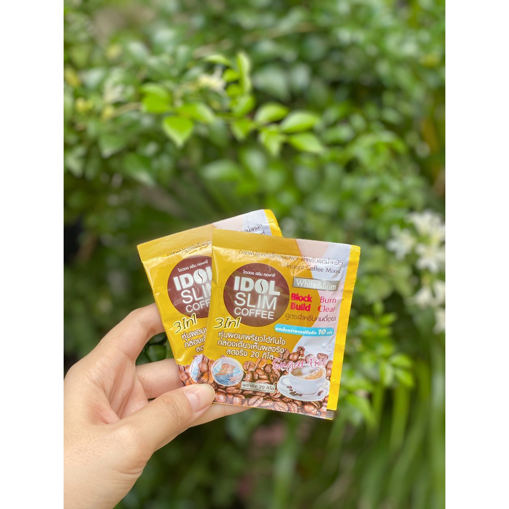 [KHÔNG GIẢM HOÀN TIỀN] Cafe Giảm Cân IDOL SLIM COFFEE 3 in 1 chính hãng.