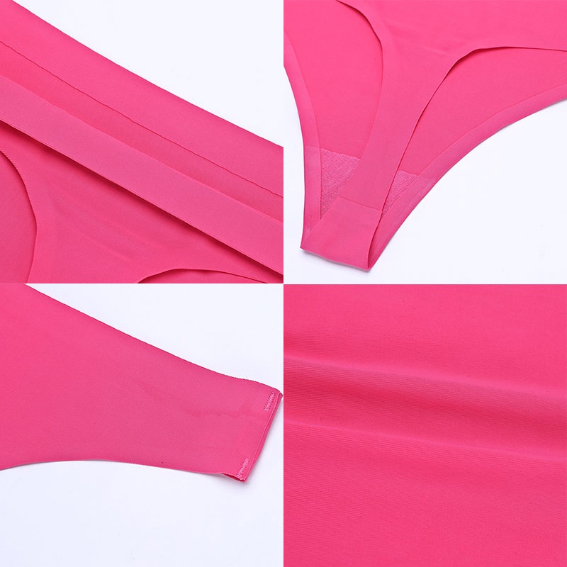 Quần lót lụa lạnh ZXYOUPING siêu mỏng lưng thấp không đường may thoáng khí size M-XL thời trang cho nữ