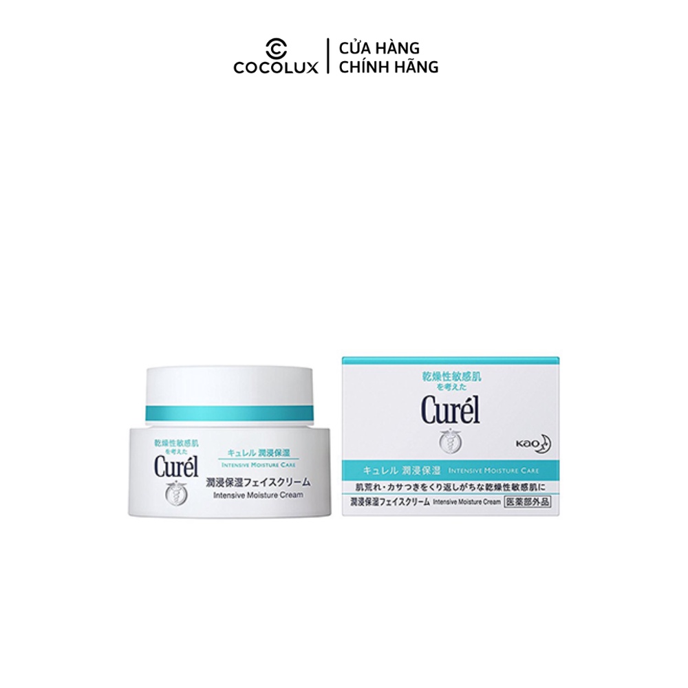 [Công Ty, Tem Phụ] Kem Dưỡng Da Cấp Ẩm Chuyên Sâu Curel Intensive Moisture Care Intensive Moisture Cream 40g-[COCOLUX][C