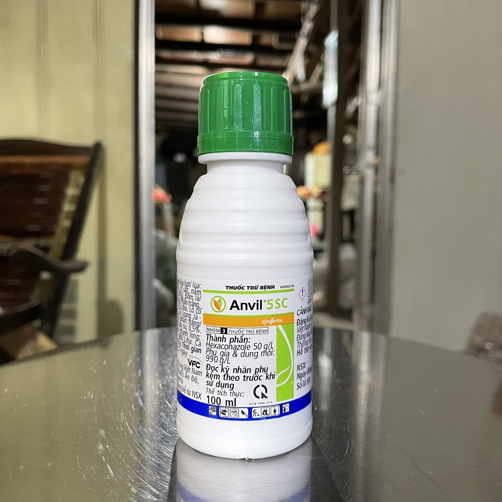 Thuốc Trừ Nấm Bệnh ANVIL 5SC  - Hexaconazole - Khô Vằn, Lem Lép Hạt, Phấn Trắng, Lỡ Cổ Rễ, Đốm Lá...