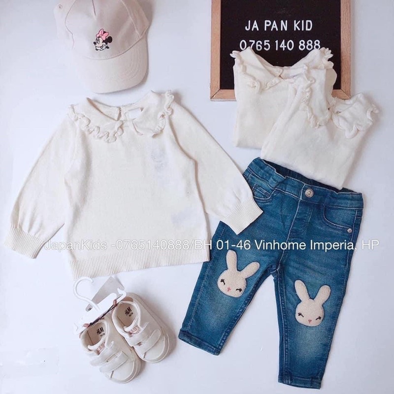 Áo len bé gái HM auth