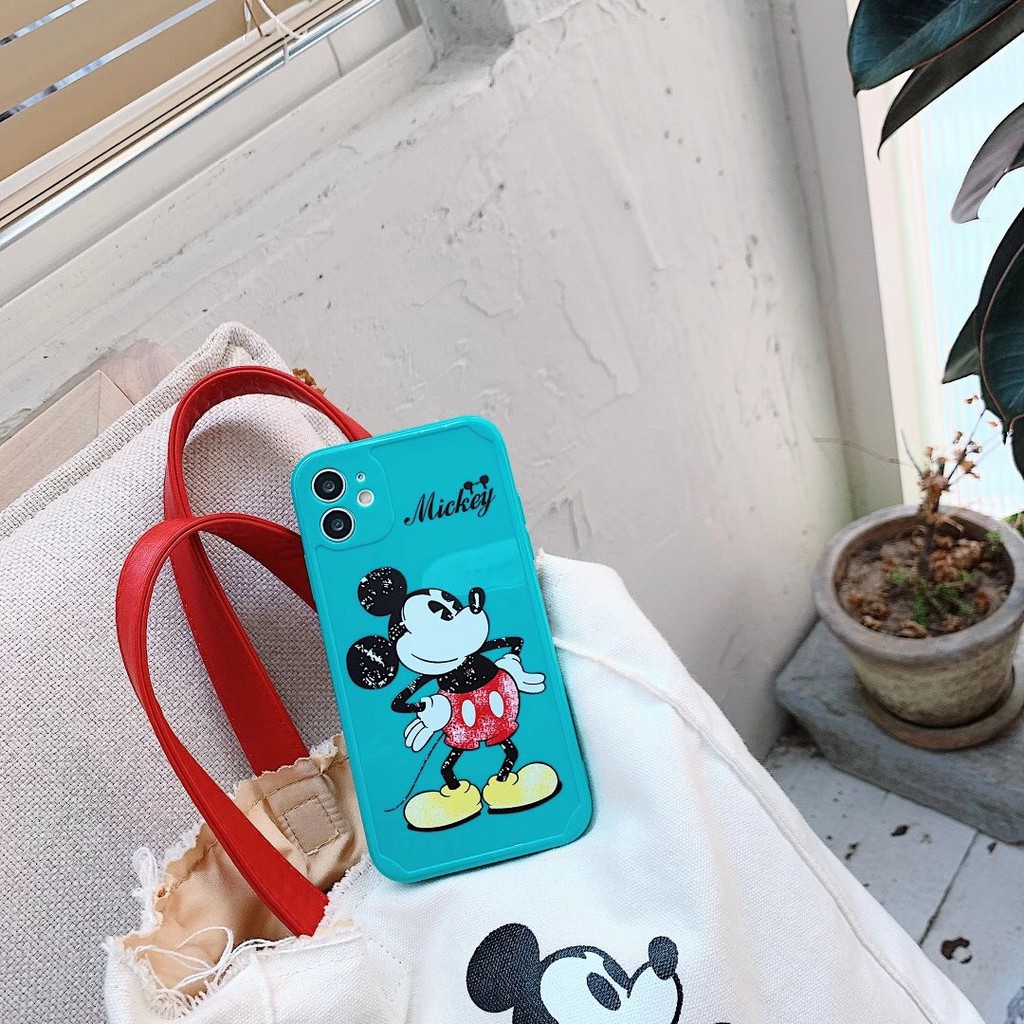 Ốp điện thoại mềm in hình chuột Mickey cho iPhone 12pro 12promax 11 11pro Max 7plus 8 + Xr Xs | BigBuy360 - bigbuy360.vn