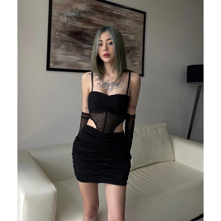 Đầm Váy Body Sang Chảnh Đầm Dự Tiệc Chất Thun  - Mã Body 06