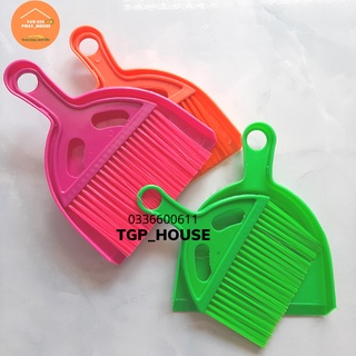 Bộ chổi quét bụi và ky hốt rác Mini -Để bàn việc, Dọn máy vi tính, Dọn bàn thờ
