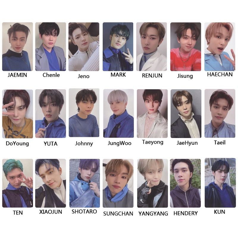 Thẻ Ảnh Tự Làm Hình Thành Viên Nhóm Nhạc Kpop NCT 2021