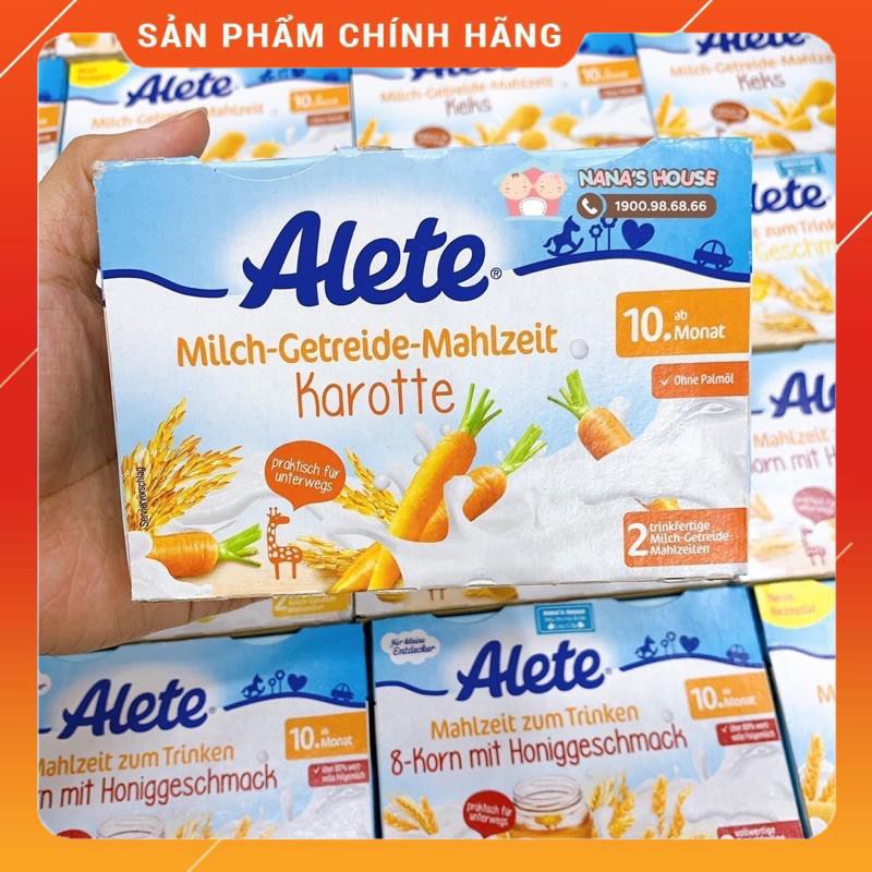 Date 2021 - Sữa nước béo Alete Đức full vị cho bé 10 tháng