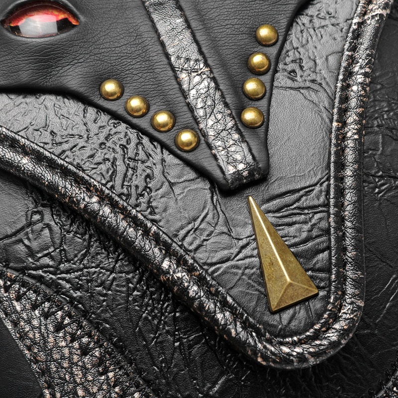 Túi Đeo Chéo Nhỏ Đựng Điện Thoại Phong Cách Gothic Cho Nữ