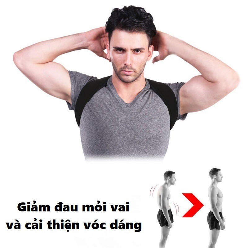 Đai lưng chống gù hình chữ X - Thiết bị hỗ trợ chỉnh dáng đi đứng