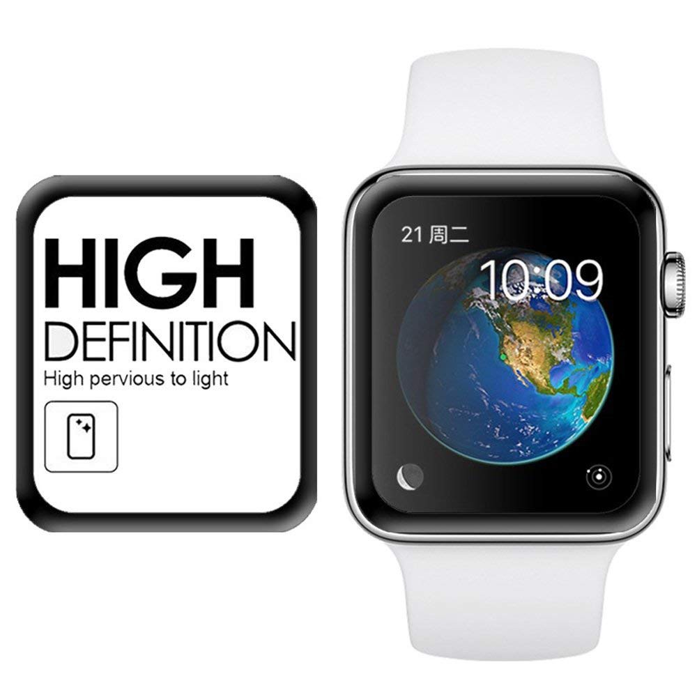 3D tempered glass for Apple Watch 44mm 40mm 38mm 42mm 42mm Screen protector Protective film for iWatch Series SE 6 54 3 2 1