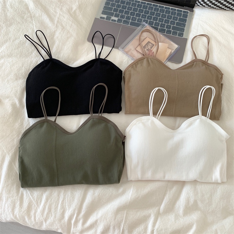 Áo croptop SUXI trễ vai màu sắc đơn giản chất liệu cotton cao cấp thời trang dành cho mùa hè