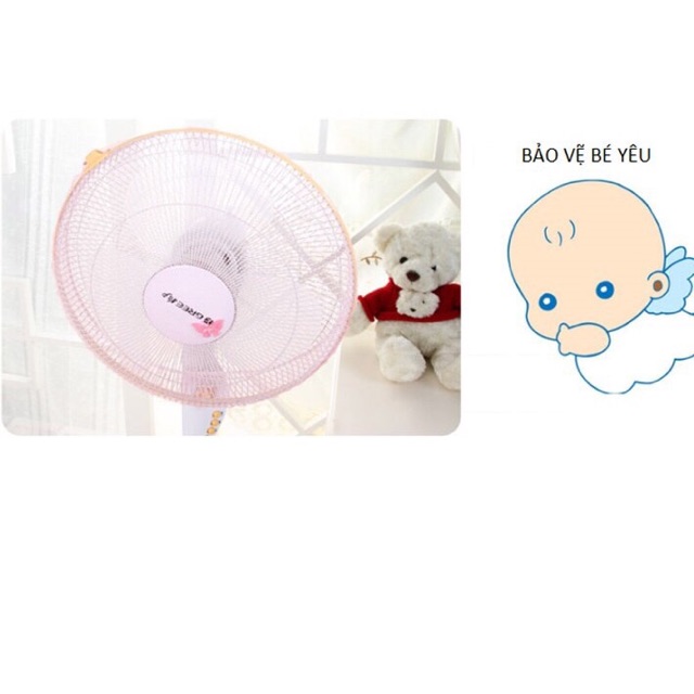 Lưới bọc lồng quạt an toàn cho bé yêu