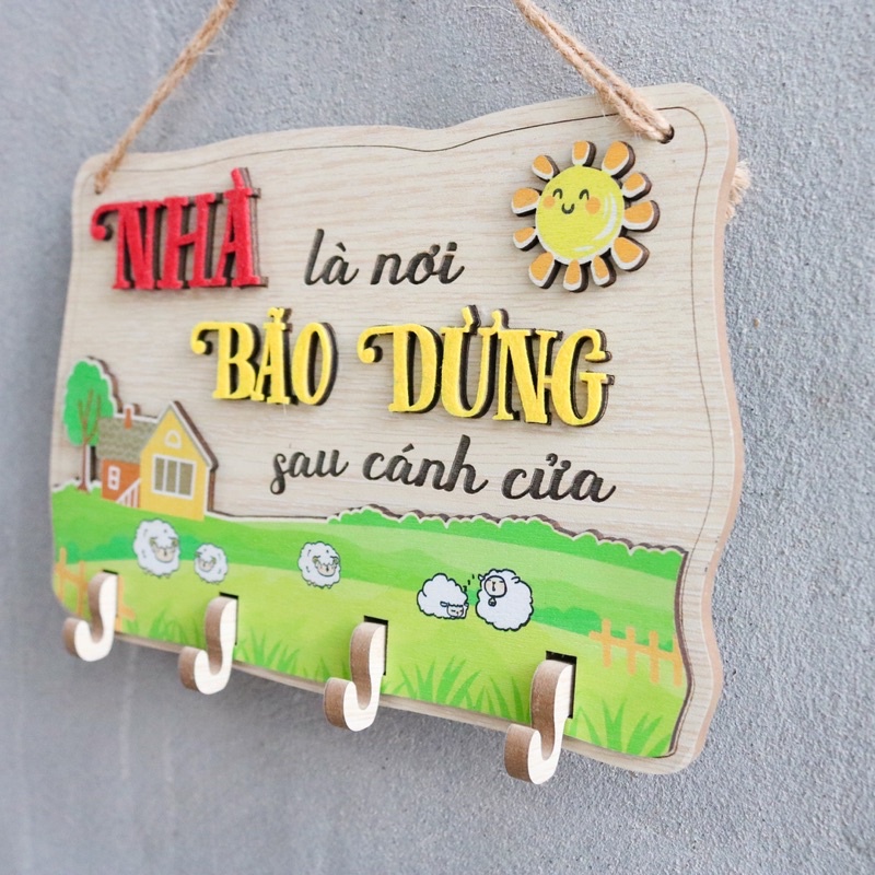 Bảng Móc Treo Chìa Khoá Siêu Xinh
