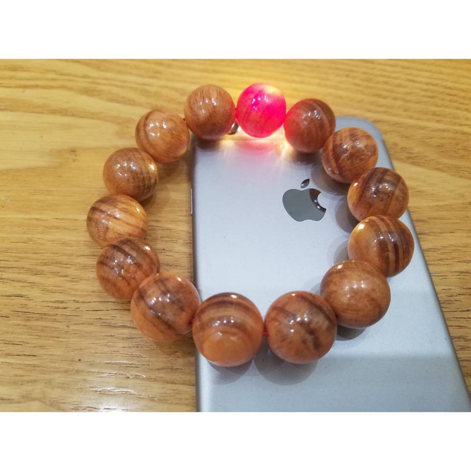 vòng tay gỗ huyết long size 16 ly