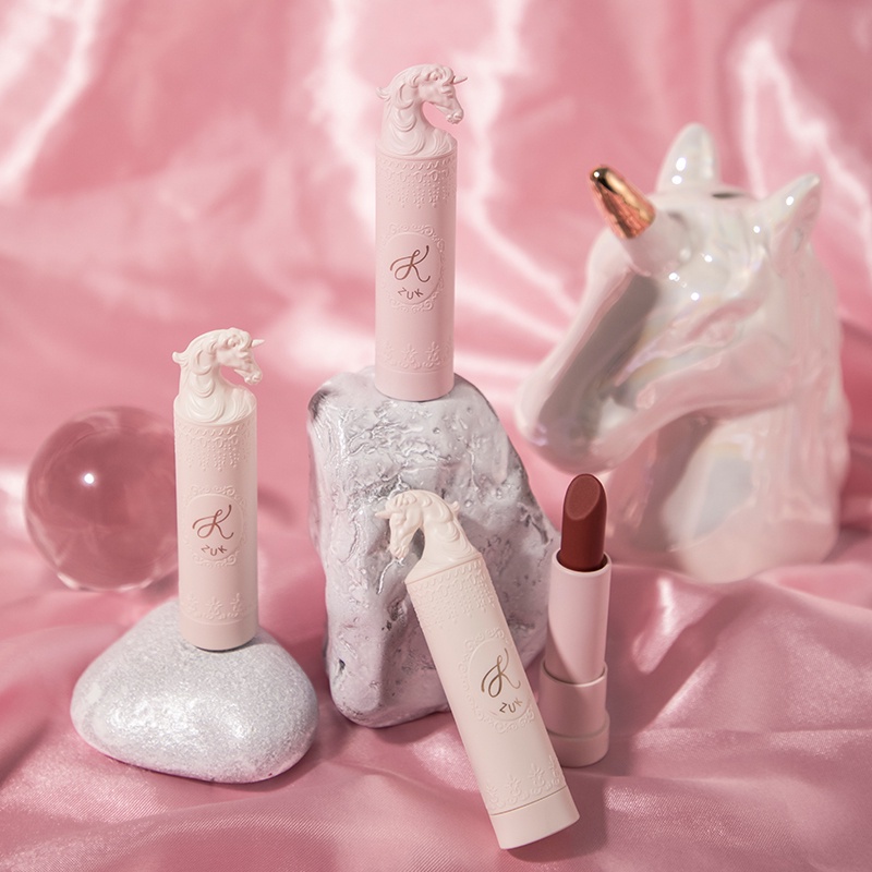 Son môi Pudaier chất son thân thiện với da môi với thiết kế vỏ son hình kỳ lân có 7 màu sắc tuỳ chọn 30g