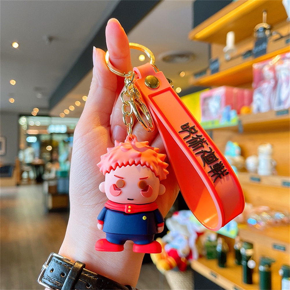 Móc khóa hình nhân vật anime Jujutsu Kaisen phong cách dễ thương độc đáo