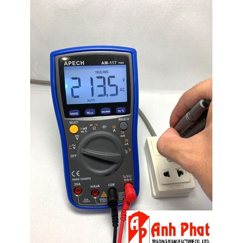 Đồng hồ vạn năng số APECH AM-117  chính hãng