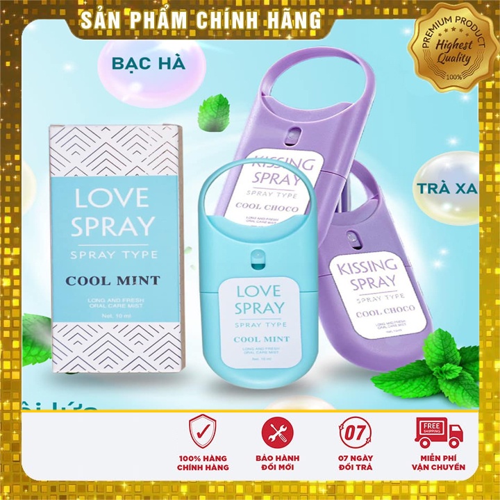 [Chính Hãng] xịt miệng love spray xịt thơm miệng love spray xịt thơm miệng onaya xịt thơm miệng qlady