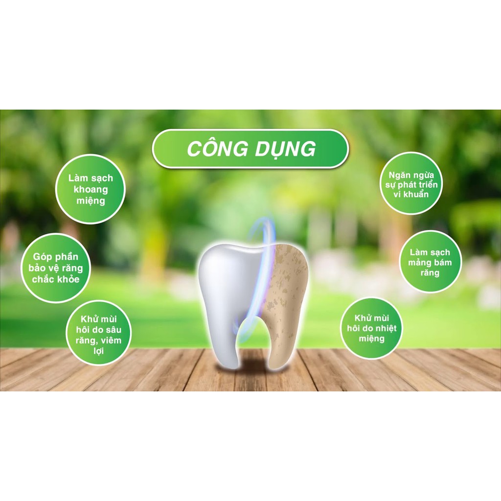 Nước Ngậm Làm Sạch Mảng Bám Chân Răng Nhất Nhất - Làm Sạch Khoang Miệng Chai 120ML