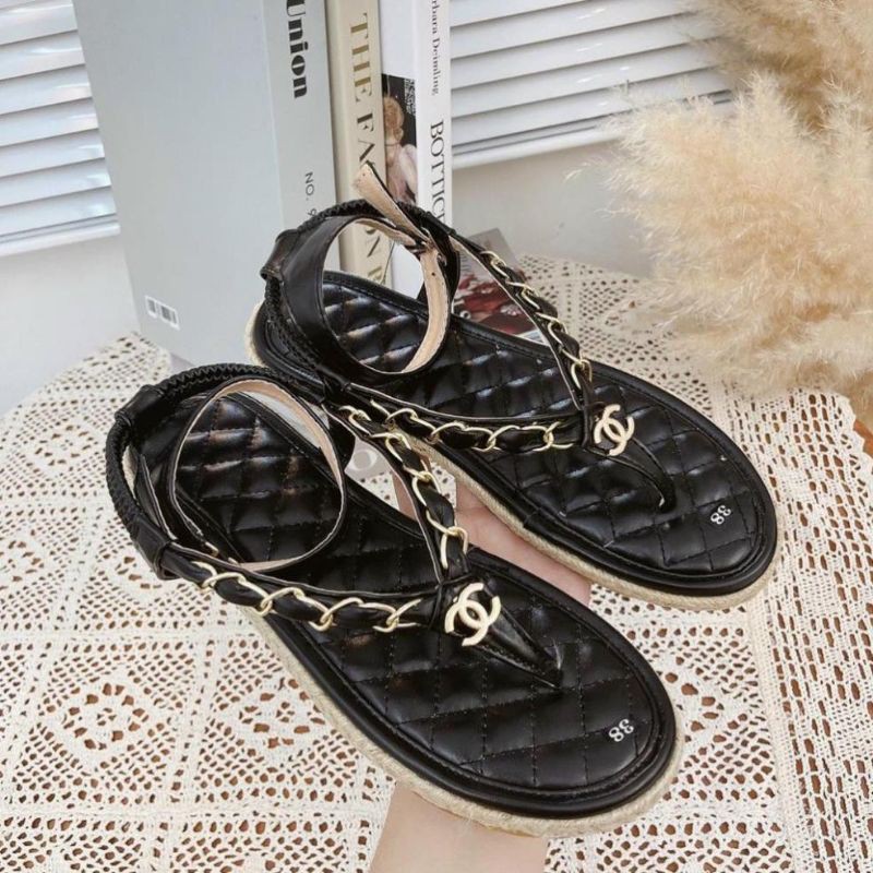 [Mã FAMARAL2 giảm 10k đơn từ 50k] Sandal xỏ ngón đế cói MAILIAA quai X đế mềm đi êm chân