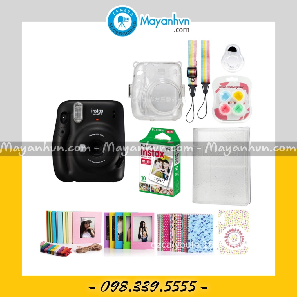 Instax Mini 12 - Combo Máy Chụp Ảnh Lấy Ngay Mini 12 + FIlm + Bộ PK (CHÍNH HÃNG)