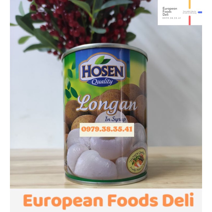 Quả Đào Ngâm Nước Đường hiệu Hosen Peach Haves In Syrup