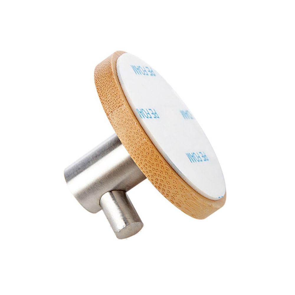 NICKOLAS Móc Treo Đồ 3 Đầu Bằng Thép Không Gỉ Không Đục Lỗ Tự Nhiên Không Đục Lỗ Cho Nhà Bếp / Phòng Khách /