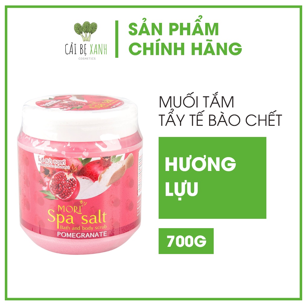 Muối Tắm Tẩy Tế Bào Chết Mori Spa Salt Bath & Body Scrub 8 mùi hương 700g