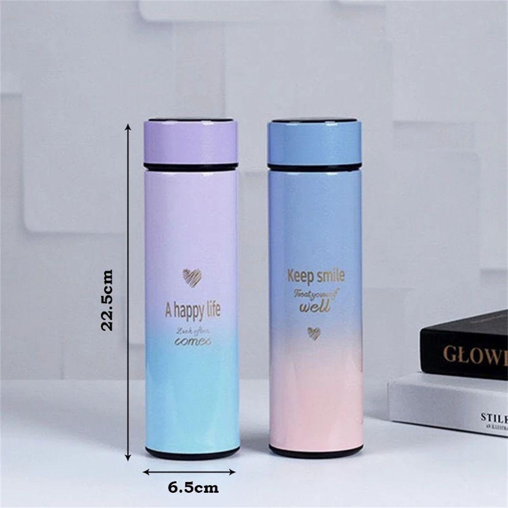 KUNHEV Bình Nước Giữ Nhiệt Có Đèn Led Hiển Thị