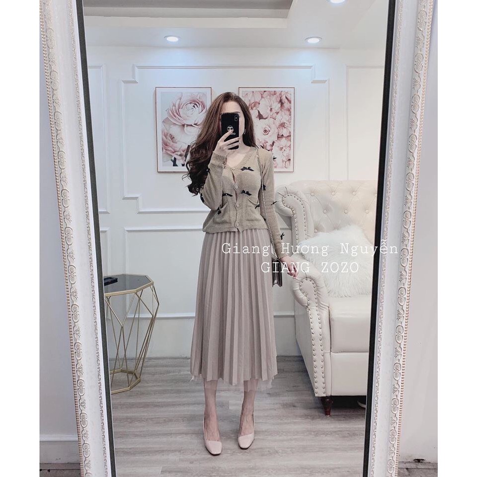 CHÂN VÁY XẾP LY VOAN 2 LỚP | BigBuy360 - bigbuy360.vn