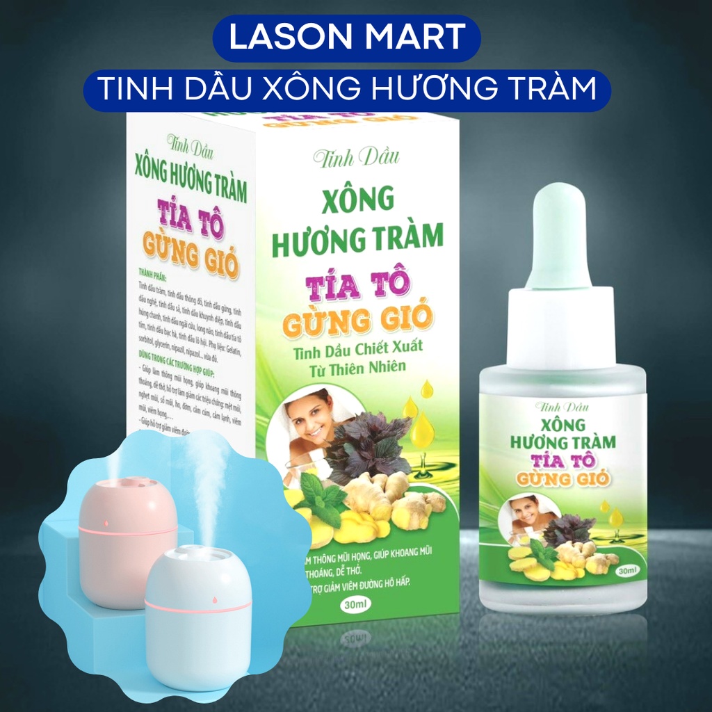 Tinh dầu xông hương tràm lọ 30ml làm thơm khử mùi, làm sạch không khí an toàn tiện lợi