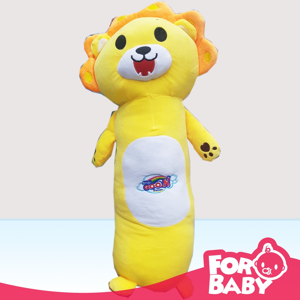 Gối ôm gấu bông hình sư tử co dãn ngộ nghĩnh size 65 cm