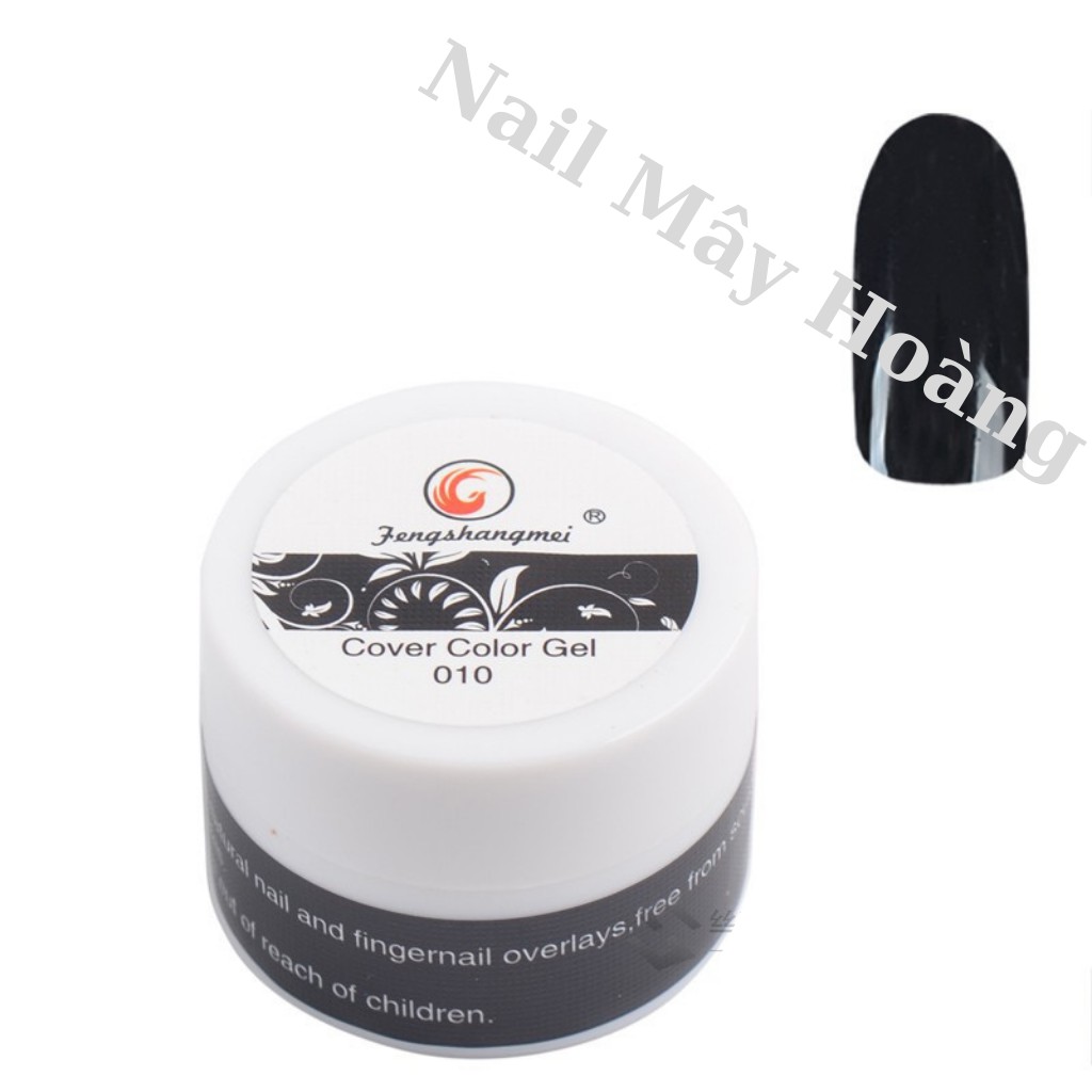 Gel vẽ trắng đen nail siêu đặc, gel vẽ nổi