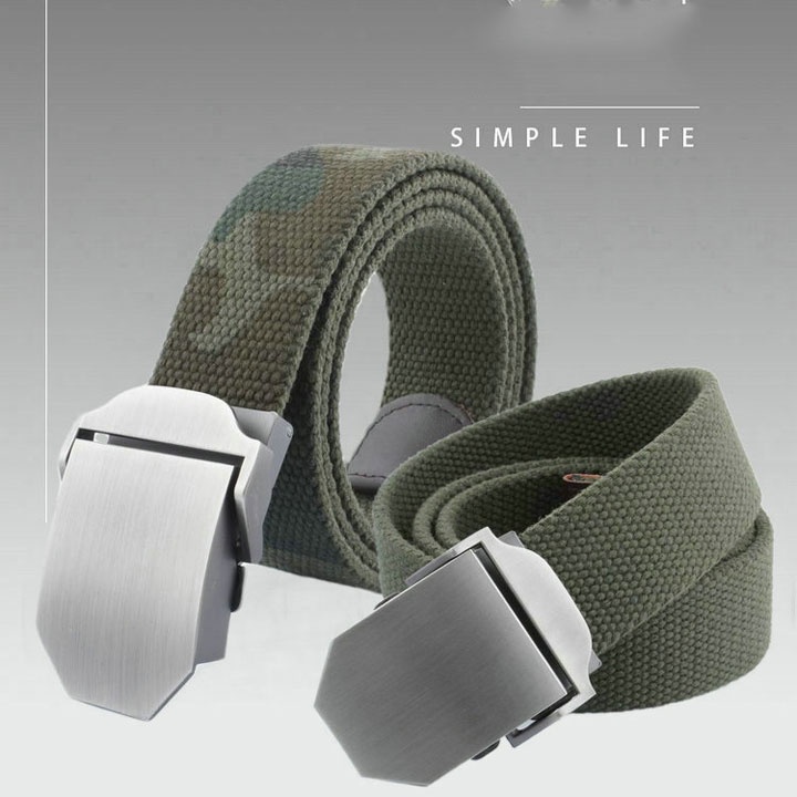 Thắt Lưng Nam Vải Dù ,Dây Nịt Nam Vải Dù Khóa Chống Ghỉ Siêu Bền Thời Trang