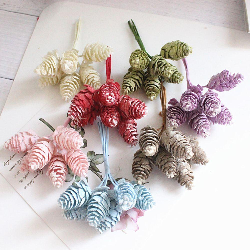 FOREVER Set 6 / 10 Quả Thông Nhân Tạo Trang Trí Tiệc Cưới