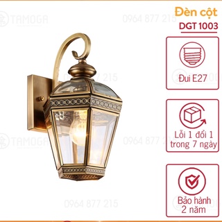 Đèn chùa đồng gắn tường bằng đồng trang trí DGT 1003 + Tặng kèm bóng Led